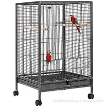 30 Inch Height Bird Cage with Rolling Stand